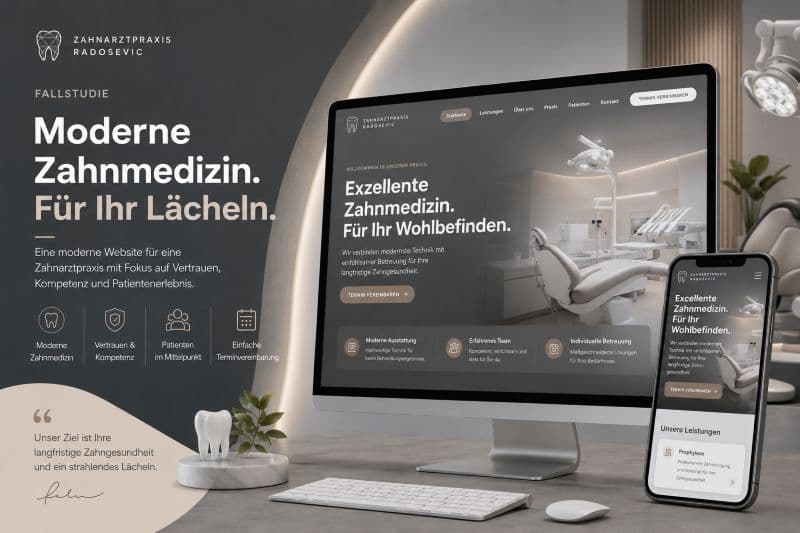 Zahnarztpraxis Radosevic Fallstudie